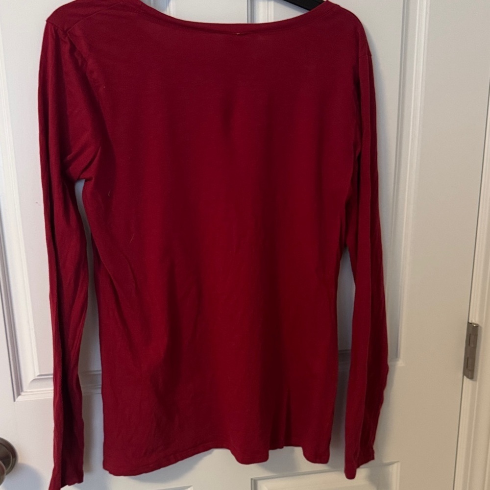 Red Long Sleeve 'Happy Valentine's Day' Shirt - Picture 4 of 5